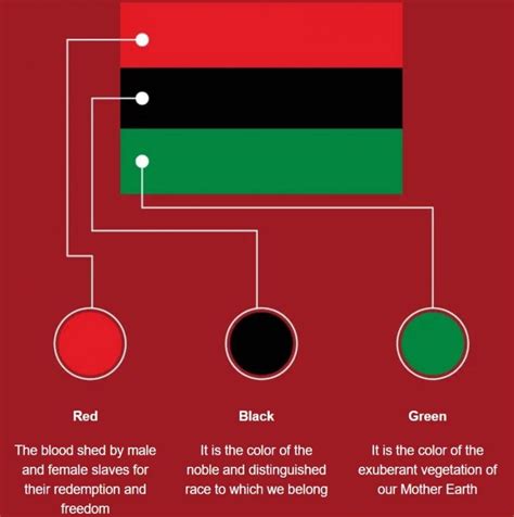 History of The Red black Green Pan-African colors flag (Meaning, Usage, Variants and Marcus ...