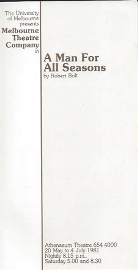 A Man For All Seasons