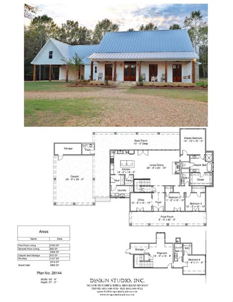 Plan #28144 | Design Studio | Metal house plans, House plans farmhouse, Metal barn house plans