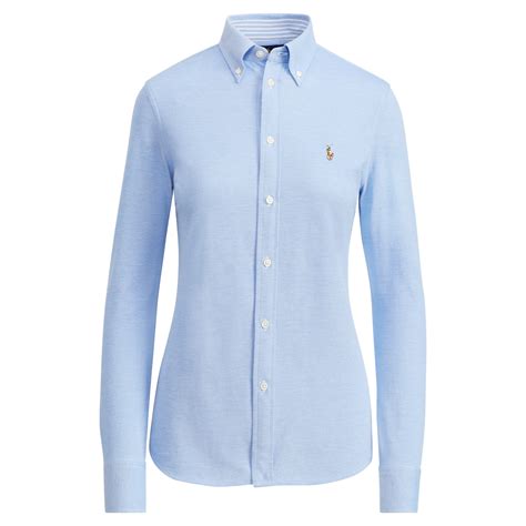 Knit Cotton Oxford Shirt | Button Downs Shirts & Tops | Ralph Lauren in 2020 | Cotton oxford ...