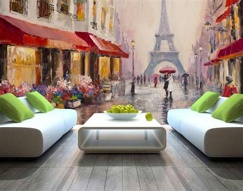 Artistic French painting 3D Custom wall murals/Wallpapers – DCWk000111 ...