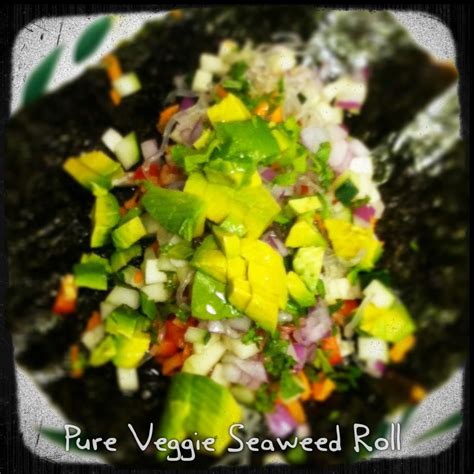 Pure Veggie Seaweed Roll | Food lover, Cleanse recipes, Asian recipes