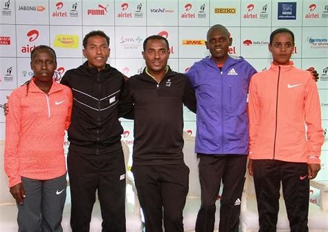 World record holders Zersenay Tadese and Florence Kiplagat look to best own records at ADHM 2015