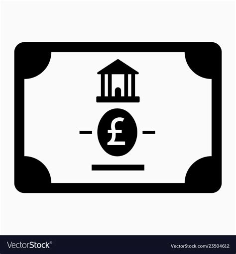 Sterling bond icon Royalty Free Vector Image - VectorStock