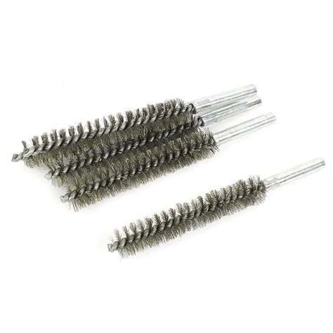 5 Pcs 16cm Long 18mm Diameter Stainless Steel Wire Tube Cleaning Brush ...