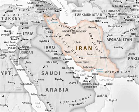 Physical Geography Facts About Iran - Geography Realm