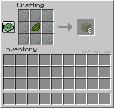 How to make Green Stained Glass in Minecraft