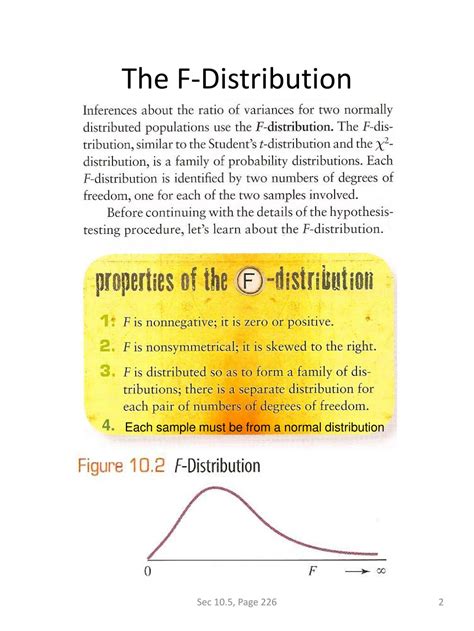 PPT - The F-Distribution PowerPoint Presentation, free download - ID ...