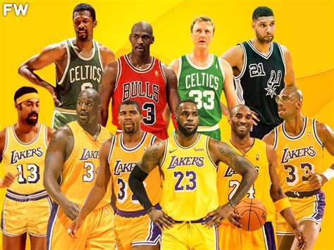 Los Angeles Lakers Have 6 Of Top 10 Greatest Players Of All-Time - Fadeaway World