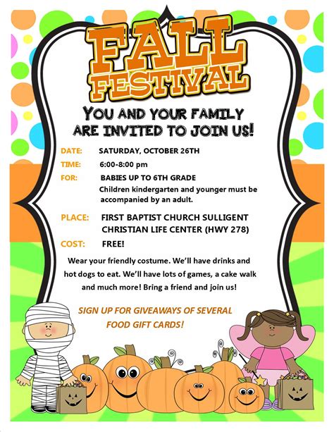 Fall-Festival-Flyer-2019 – First Baptist Church Sulligent