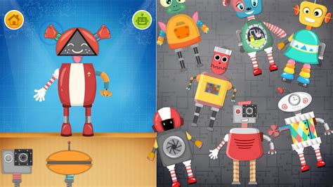 Robot game for preschool kids - YouTube