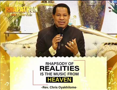 “Rhapsody of Realities Is The Music From Heaven” - Pastor Chris ...