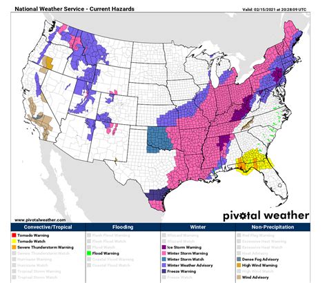 Parts of the United States brace for a significant snowstorm, freezing rain, and tornado threat ...