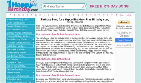 1happybirthday.com - Download FREE Birthday Song With Name - Making ...