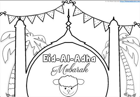 Eid Al Adha Coloring Pages