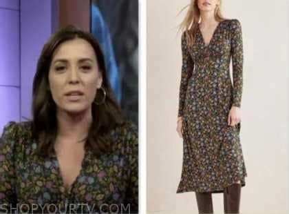 The Today Show: May 2023 Hallie Jackson's Floral Print Midi Dress | Shop Your TV