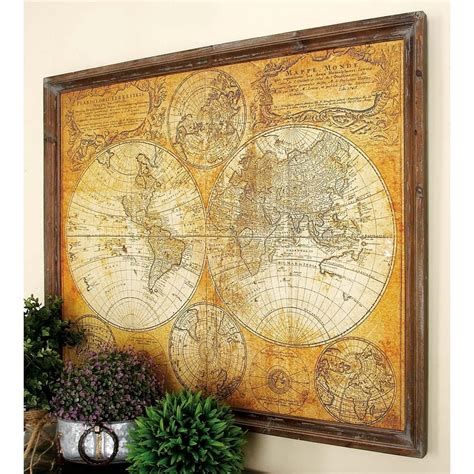 20 Collection of Old World Map Wall Art