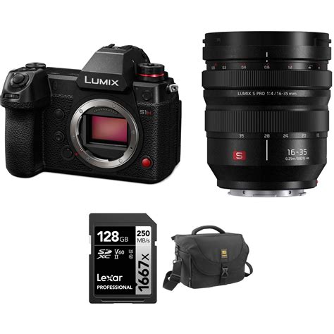 Panasonic Lumix S1H Mirrorless Camera with16-35mm f/4 Lens Kit