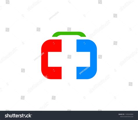 First Aid Kit Company Logo Design Stock Vector (Royalty Free ...