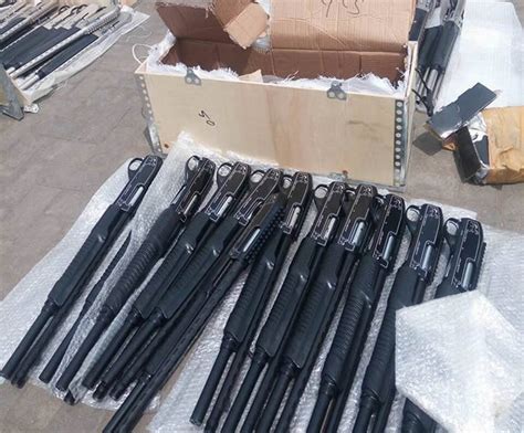 PHOTOS: 661 pump-action rifles seized by Customs in Lagos - Punch ...