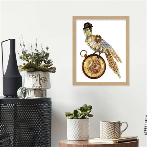 Nature Creative - Nature Steampunk Collection - Framed Wall Art - Bed ...