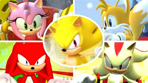 Sonic & Sega All-Stars Racing - All Ultimates (All-Star Moves) - YouTube