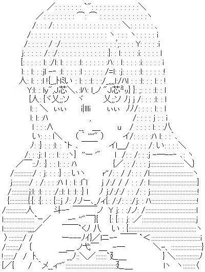 Ascii Art Anime