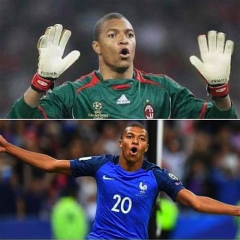Why Mbappe Is Said To Be Brazil's Goalkeeper Dida's Son Asides Facial ...