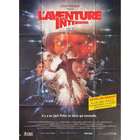 INNERSPACE French Movie Poster - 47x63 in. - 1987