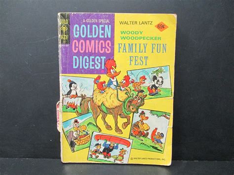 Woody Woodpecker Family Fun Fest Golden Comics Digest No. 44 - Etsy