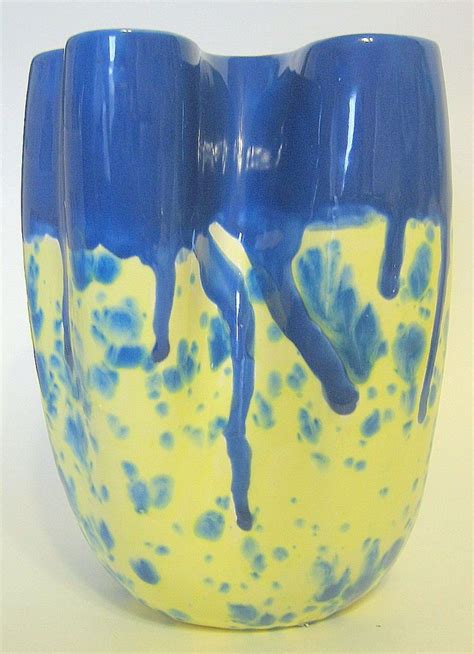 Studio Artisan Handkerchief Ceramic Vase Handmade 6 5/8" Signed | eBay | Diy vase, Antique vase ...