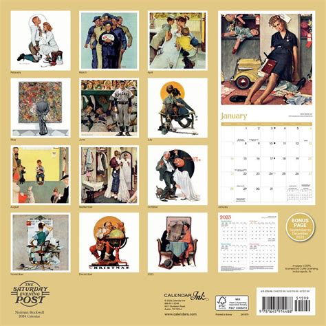 Norman Rockwell 2024 Calendars For Sale Uk - Auria Sascha