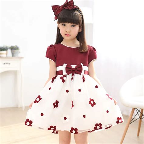 Baby Girl Dress 2017 New Summer Flower Girls Party Princess Dresses 3 ...