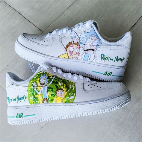 RICK & MORTY Custom Nike Air Force 1 | Etsy