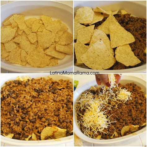 Crunchy Taco Casserole - Latina Mama Rama | Mexican food recipes, Taco casserole, Crunchy tacos