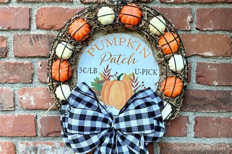 Creating a Festive Dollar Tree Pumpkin Patch Wreath: DIY Fall Craft ...