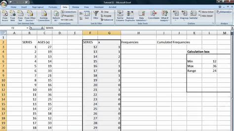 Basic statistics tutorial 13 Ungrouped frequency tables - YouTube