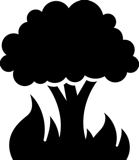 Wildfire glyph icon or symbol. 24252749 Vector Art at Vecteezy