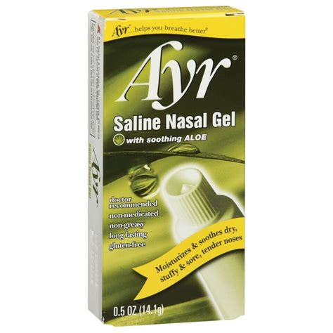 New AYR SALINE NASAL GEL TB .5OZ Nasal Moisturizer Disposables - General For Sale - DOTmed ...