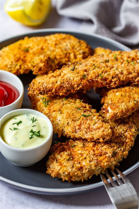 Crispy Air Fryer Chicken Tenders Recipe - Happy Foods Tube