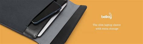 Bellroy Laptop Sleeve Extra (Fits 12 Inch Laptops or Macbooks, Leather ...