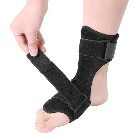 HERCHR Ankle Joint Support, Foot Drop Splint Orthotics Fracture Sprain ...