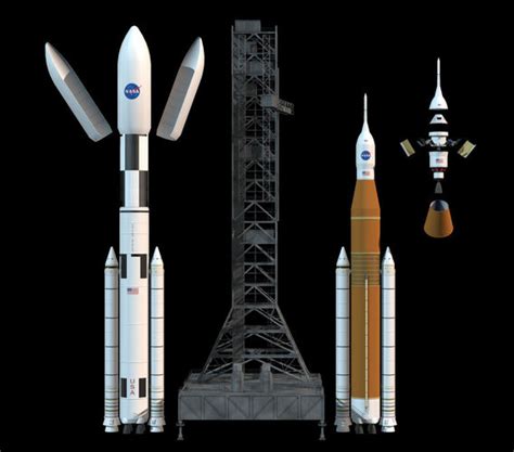 NASA SLS Space Launch System 3D model | CGTrader