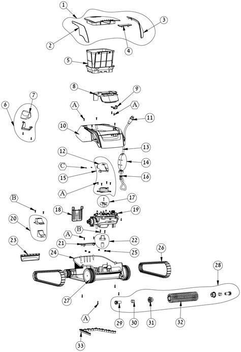 Dolphin Pool Cleaner Parts Diagram | Reviewmotors.co