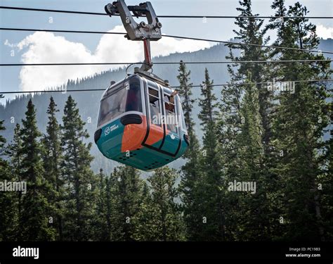 Banff gondola, Banff National Park Alberta Canada Stock Photo - Alamy