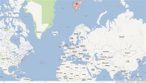 Svalbard Map - Svalbard