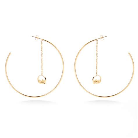 Era Logo Gold Hoops - ERABYDJZINHLE