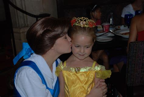 A kiss from Belle for our little Princess!! 2011 WDW | Elegant prom dresses, Heirloom dresses ...