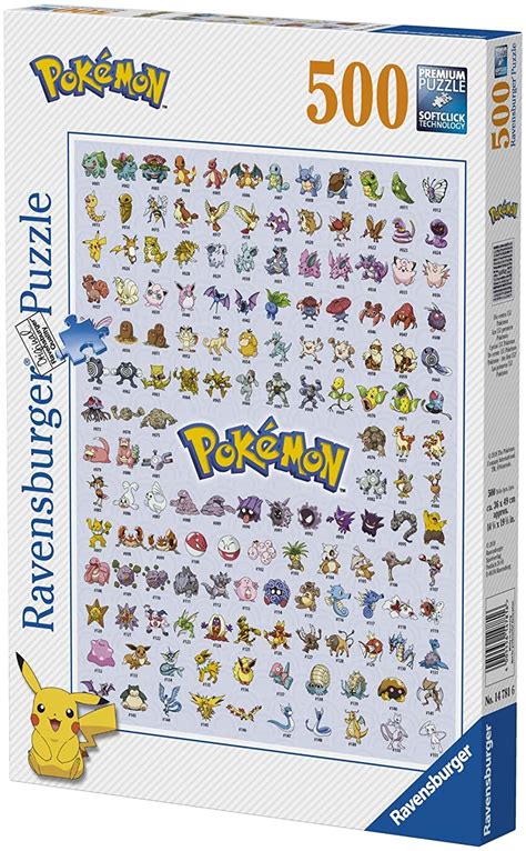 Ravensburger Pokemon – the first 151! 500 Piece Puzzle – The Puzzle ...