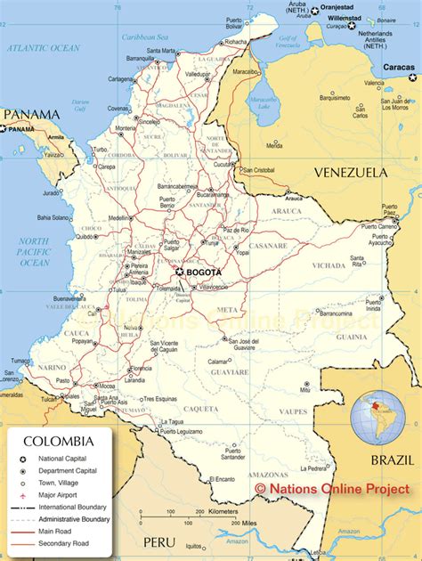 Colombia Map